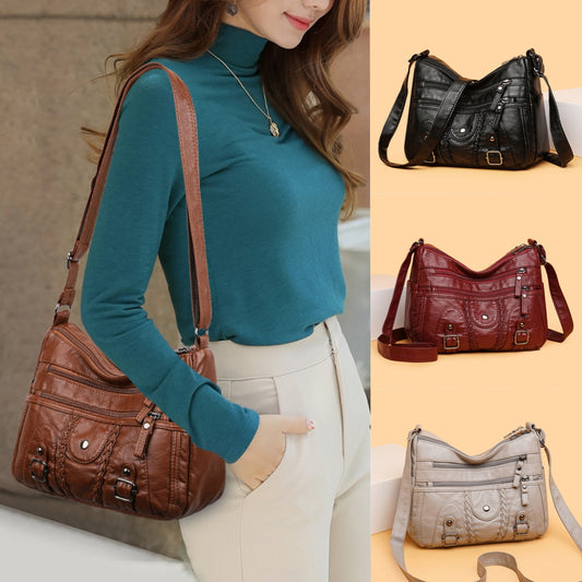 👜【Último día: 50% de descuento】⏳ Nuevo bolso multibolsillos para mujer 2025, de gran capacidad, se puede llevar en un hombro o cruzado.