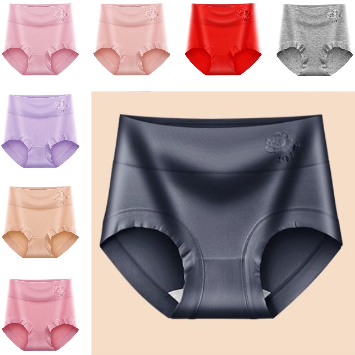 【Kupite 4, dobijte 4 gratis】Gaćice visokog struka, izrađene od čistog pamuka, antibakterijske i udobne.