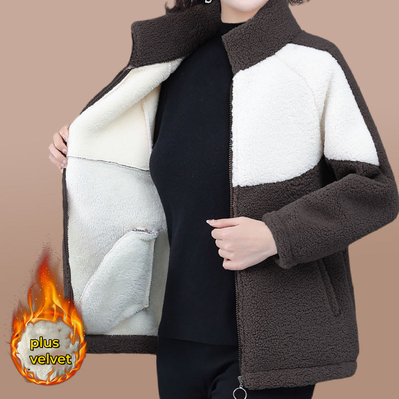 ❄️【S-3XL】Abrigo de mujer de felpa de cordero gruesa, nuevo modelo otoño-invierno 2025