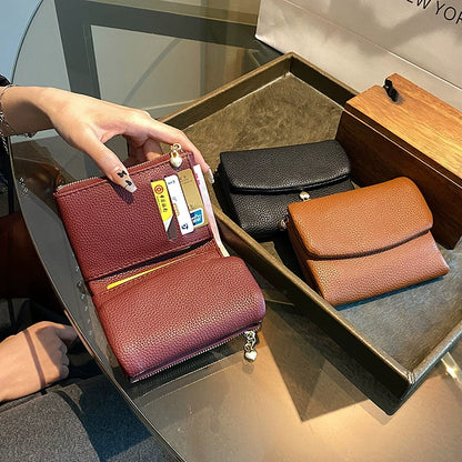 🔥⏰Unisex denarnica Pebble iz pravega usnja z RFID zaščito🔥