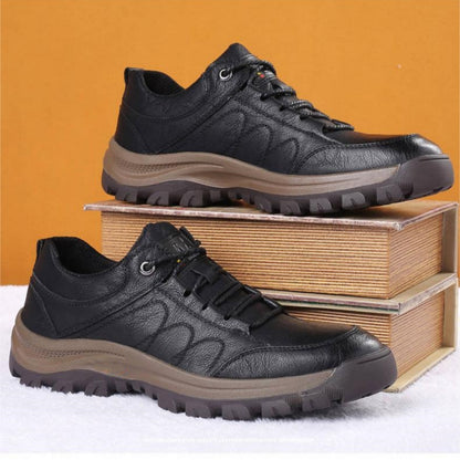 🔥 Хит продаж【39–48】Мъжки стилни ежедневни обувки от 2025 г. – есенно-зимен модел с подплата и топлина 🔥