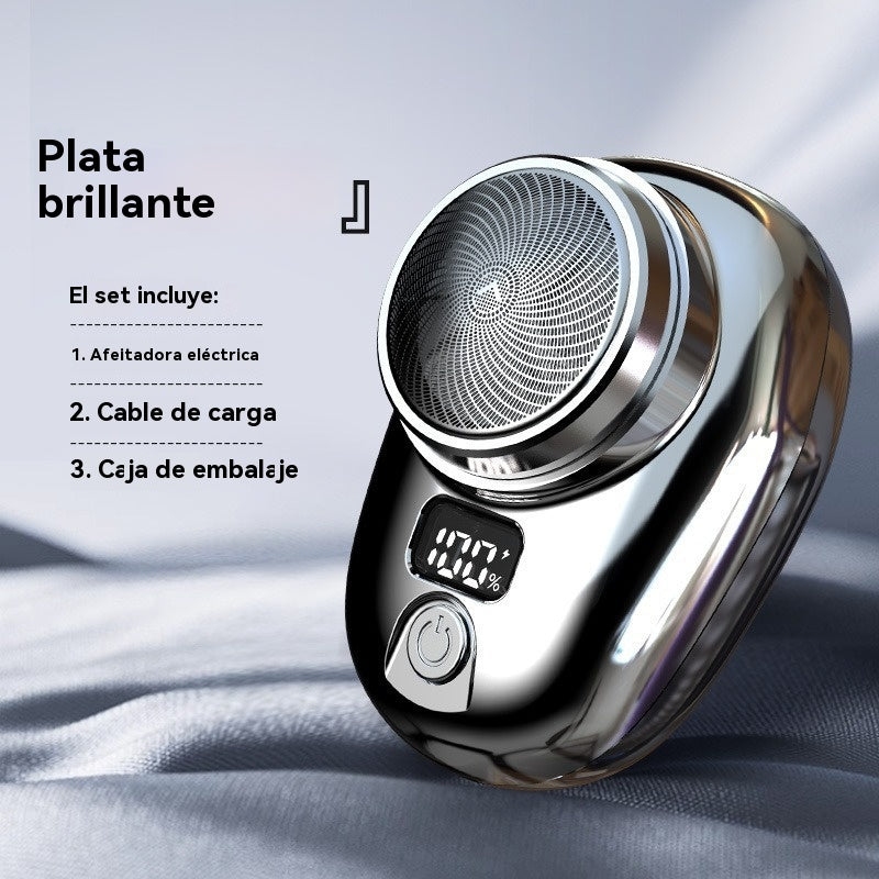 🏆 Superventas🔥 Mini afeitadora, afeitadora eléctrica portátil, recargable y lavable