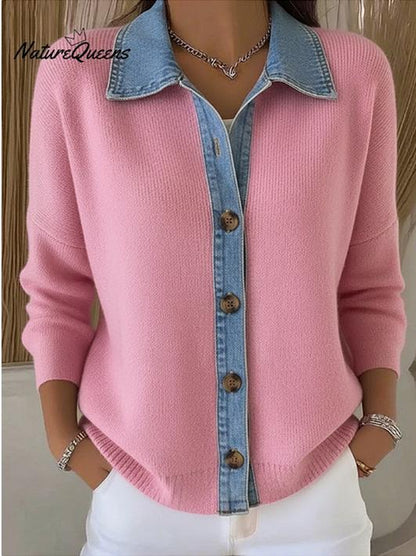 ✨ Nueva blusa de mujer 2025 de alta calidad con diseño de paneles (S-3XL), moderna y cómoda, disponible en tallas grandes