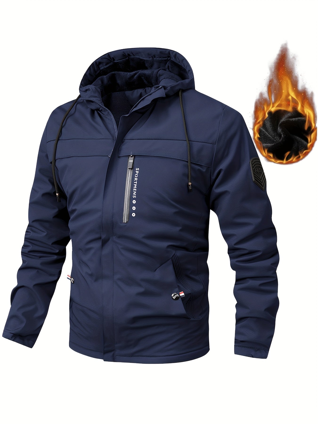 🧥 【XS-XL】Nueva chaqueta con capucha para hombre 2025 – forrada, abrigada, impermeable y perfecta para el invierno al aire libre 🔥