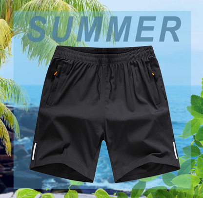 ❄🆒👖【Kupi 1, dobiješ 1 gratis 😍】【M–4XL】 Ljetne muške sportske kratke hlače od ledene svile, 60-140 kg, prozračne i udobne, široki kroj, velike veličine