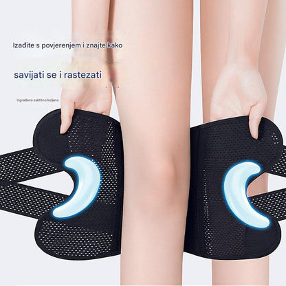 🦵【Kupi jedan, dobij jedan besplatno】 Štitinici za koljena s dvostrukom oprugom, prikladni za trčanje, vožnju bicikla, razne igre s loptom i druge sportove.