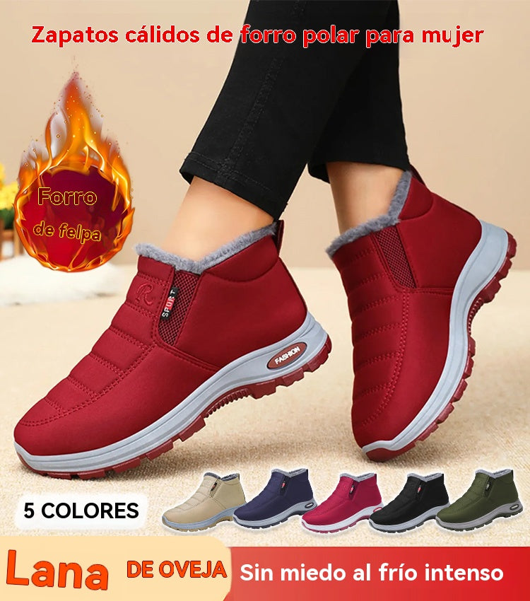 🔥Último día – 50% de descuento 😍【35-48】Botas Unisex de Invierno con Forro de Felpa, Cálidas, Cómodas y Antideslizantes para el Frío