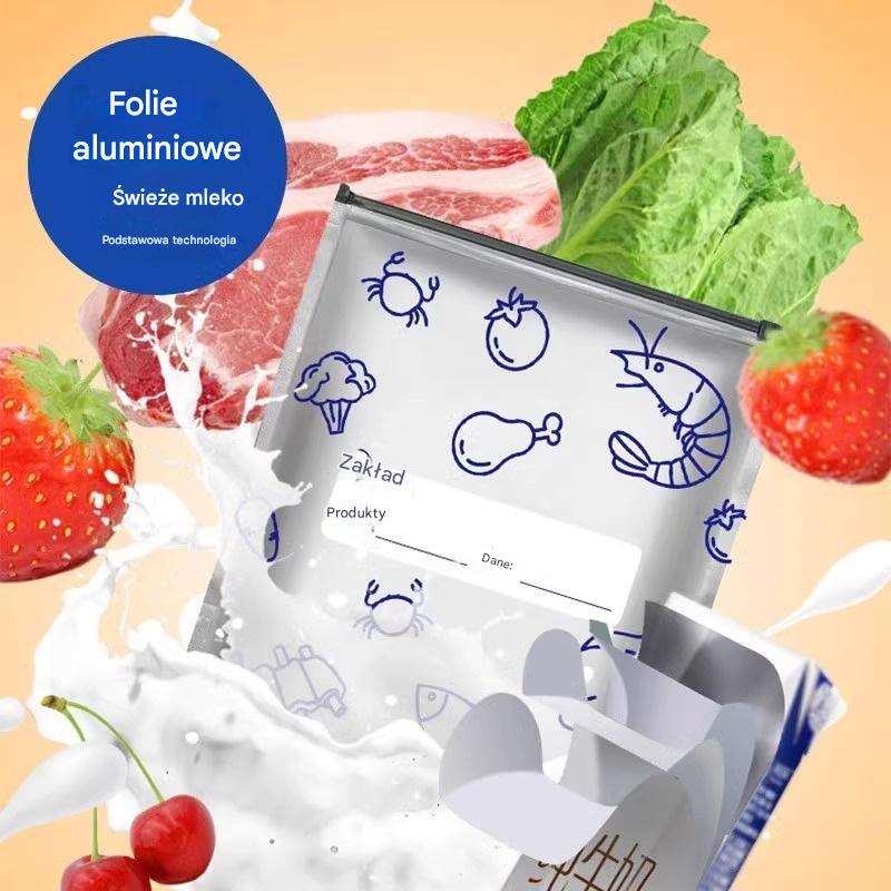 🔥🔥 Antybakteryjna torba z folii aluminiowej, bardzo wygodna w użyciu, pojedynczo pakowana, utrzymuje świeżość