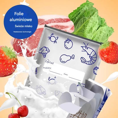 🔥🔥 Antybakteryjna torba z folii aluminiowej, bardzo wygodna w użyciu, pojedynczo pakowana, utrzymuje świeżość