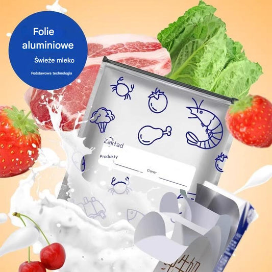 🔥🔥 Antybakteryjna torba z folii aluminiowej, bardzo wygodna w użyciu, pojedynczo pakowana, utrzymuje świeżość