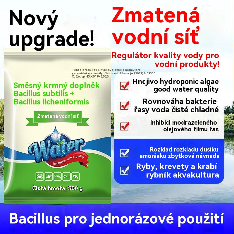 🐟🌊🔬500g Prémiový prášek do jezírka | Čistička vody a regulace řas🐟🌊🔬