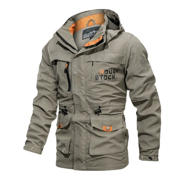 🔥 Męska wodoodporna i wiatroszczelna kurtka 🏆【M-5XL】, którą można nosić około 3 lata, model jesień–zima 2025