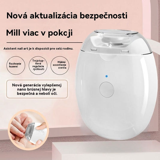 💅✨ Automatický pilník na nehty , bezpečná a šetrná péče o nehty 👶🔧