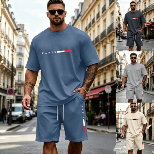 🔥【S-5XL】Pánský letní dvoudílný sportovní set – ideální pro každodenní nošení i pohodový odpočinek doma. ✅ Platba na dobírku.