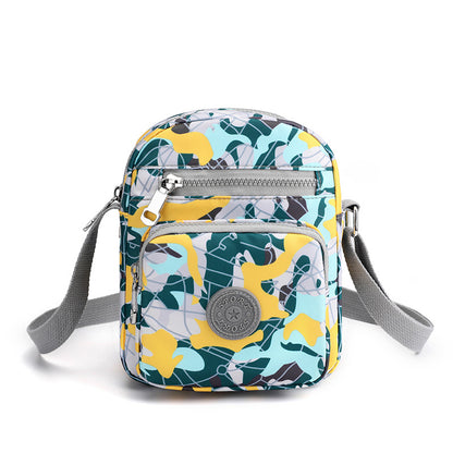 ⏳Último día: 50% de descuento 👜Bolso bandolera de mujer de gran capacidad, de cuatro capas, confeccionado en nailon estampado a la moda. (Seis colores disponibles)