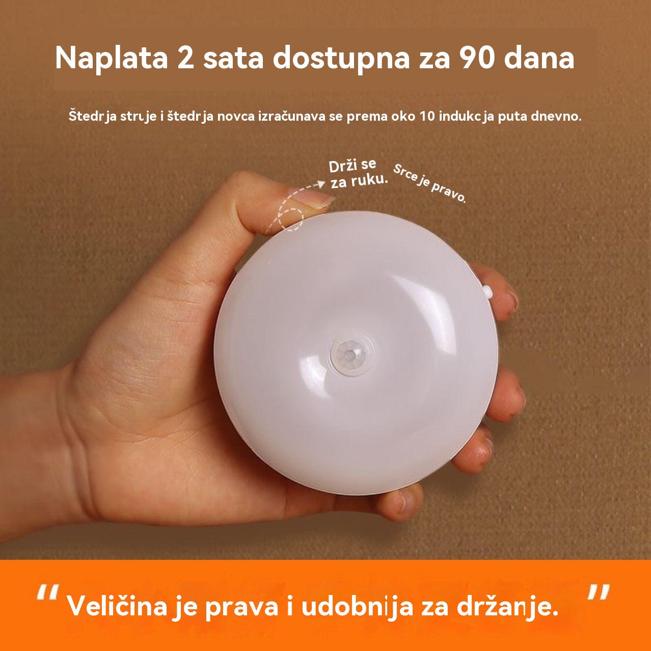 💡Pametno LED svjetlo koje osjeća ljudsko tijelo, jednostavno za punjenje i praktično🏡