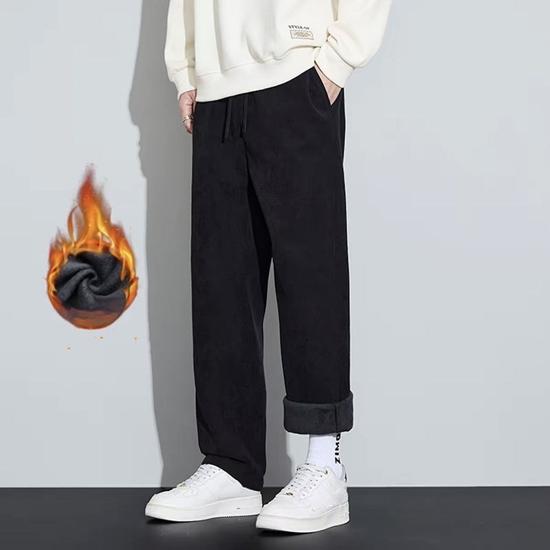 ⏳Ostatni dzień 50% zniżki! 🔥【M-5XL】Męskie zimowe spodnie casualowe, pogrubione i ciepłe