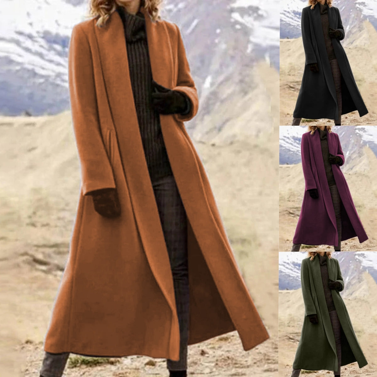 👗 【S-5XL】Abrigo largo de mujer 2025 de alta calidad, versátil y cómodo