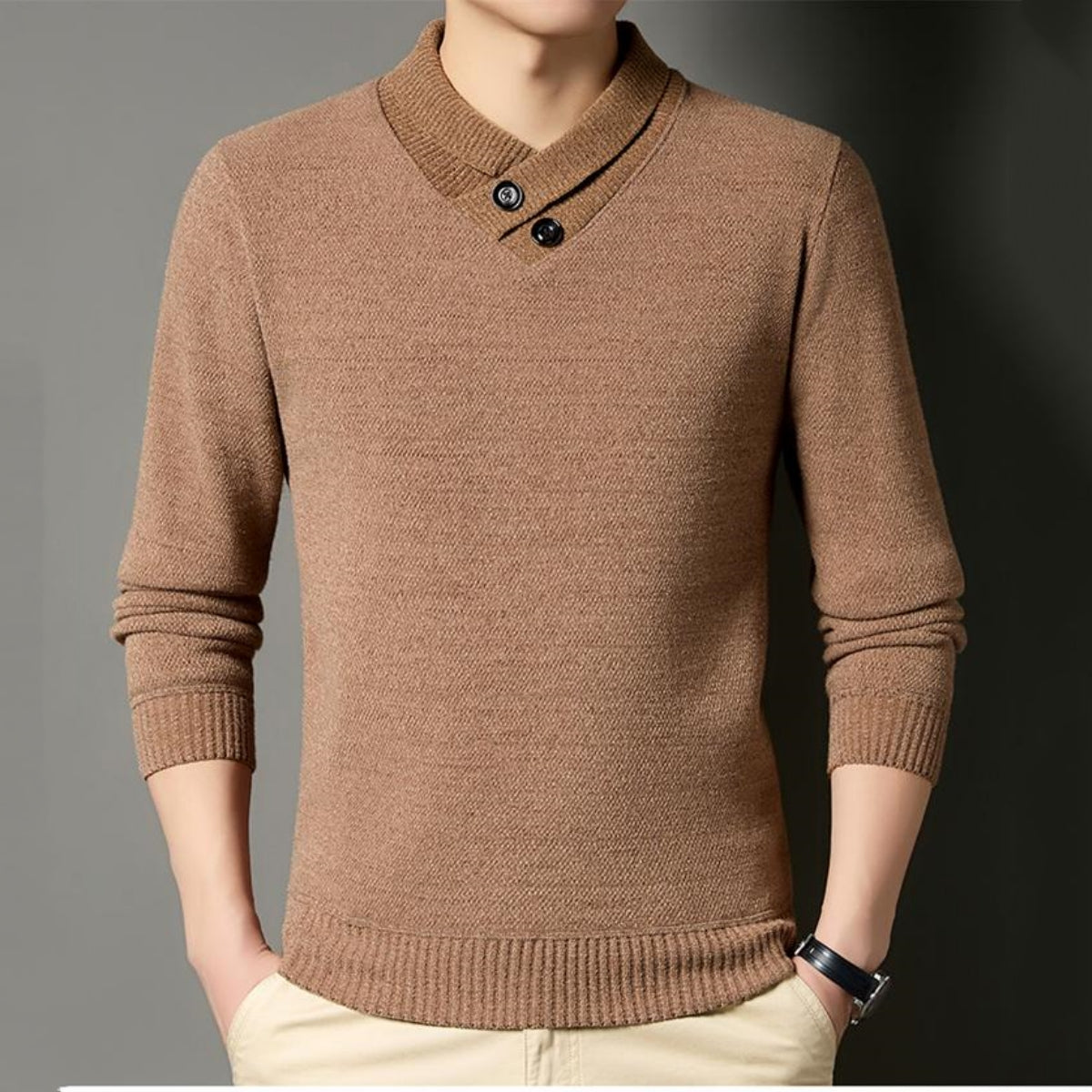 🔥【M–4XL】Zimowy męski gruby sweter dzianinowy/sweter – ciepły, stylowy i komfortowy