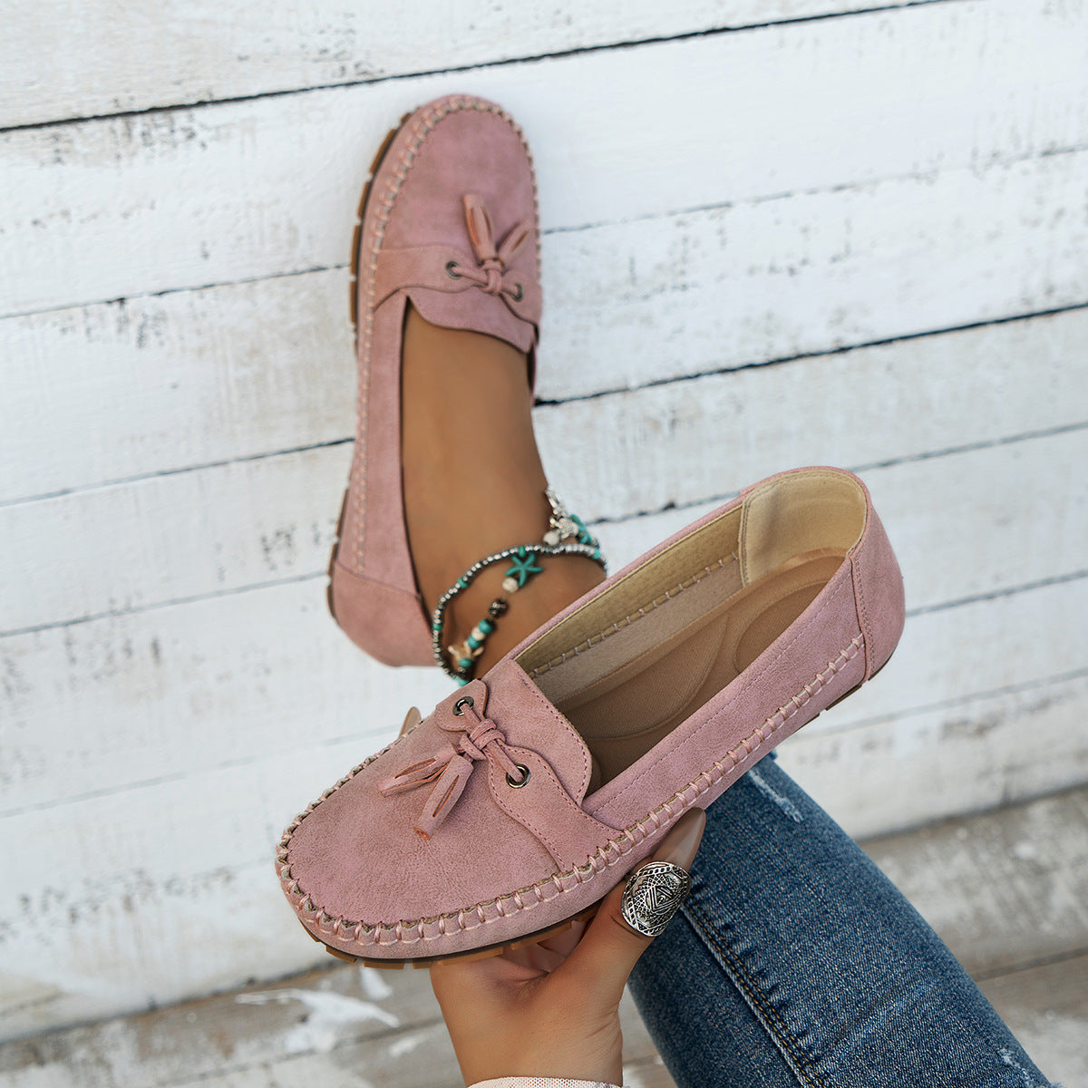 ✨50% έκπτωση✨【velikosti 35-44】 Dámská ortopedická obuv vyrobená z pravé kůže, lehká, protiskluzová, prodyšná a pohodlná