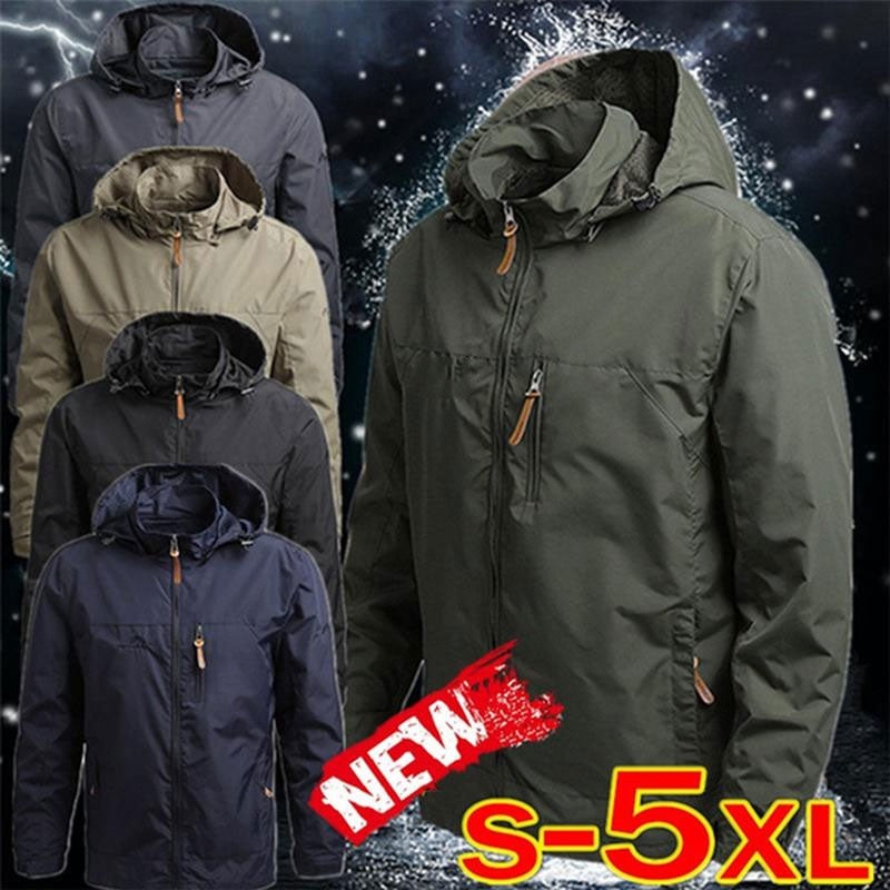 Nueva versión 2025 【M~5XL】 chaqueta deportiva para hombre resistente al viento para senderismo y actividades al aire libre