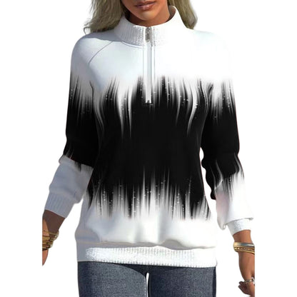 😍 Venta de invierno 💜【Tallas S-5XL】Nueva colección 2025, sudadera de cuello semialto para otoño e invierno
