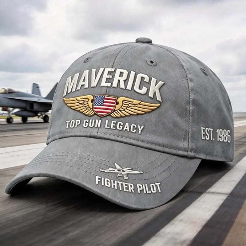 🧢✈️Ez a méretre állítható baseball-sapka a vadászrepülőgépek világából merít ihletet, és ideális választás a vadászrepülőgépek rajongói számára.