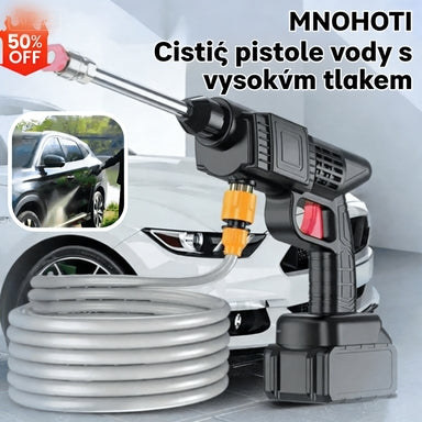 🔥1 sada 9 kusů🔥🚗Multifunkční přenosná vysokotlaká vodní pistole💦