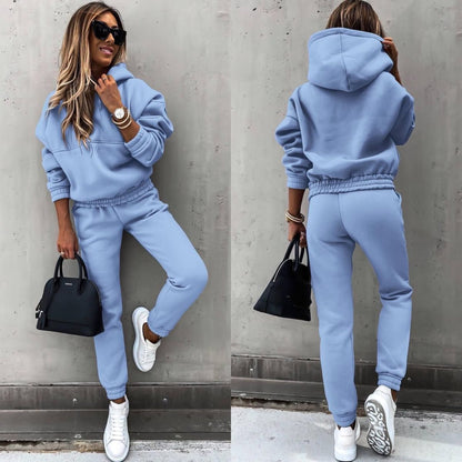 💕 【S-XL】Κομψό, δίχωρο αθλητικό σετ με μακρύ μανίκι, άνετο, στιλάτο και άνετο, ιδανικό για καθημερινή χρήση σε εξωτερικούς χώρους.