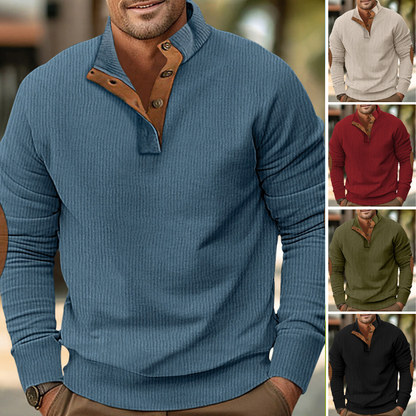 🔥【S-5XL】Zimowa męska bluza ocieplana w dużych rozmiarach