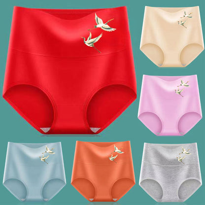 💖【Αγοράστε 3, πάρτε 3 δωρεάν】Υψηλής ποιότητας βαμβακερό σλιπ με ψηλή μέση, που ανυψώνει και διαμορφώνει τους γλουτούς ✨️（45–105 kg）