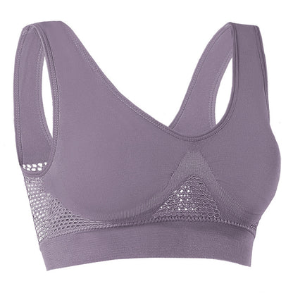 🥰【Пакет от 2 броя】Дишащ и готин спортен сутиен ❤️【40-120 кг】.