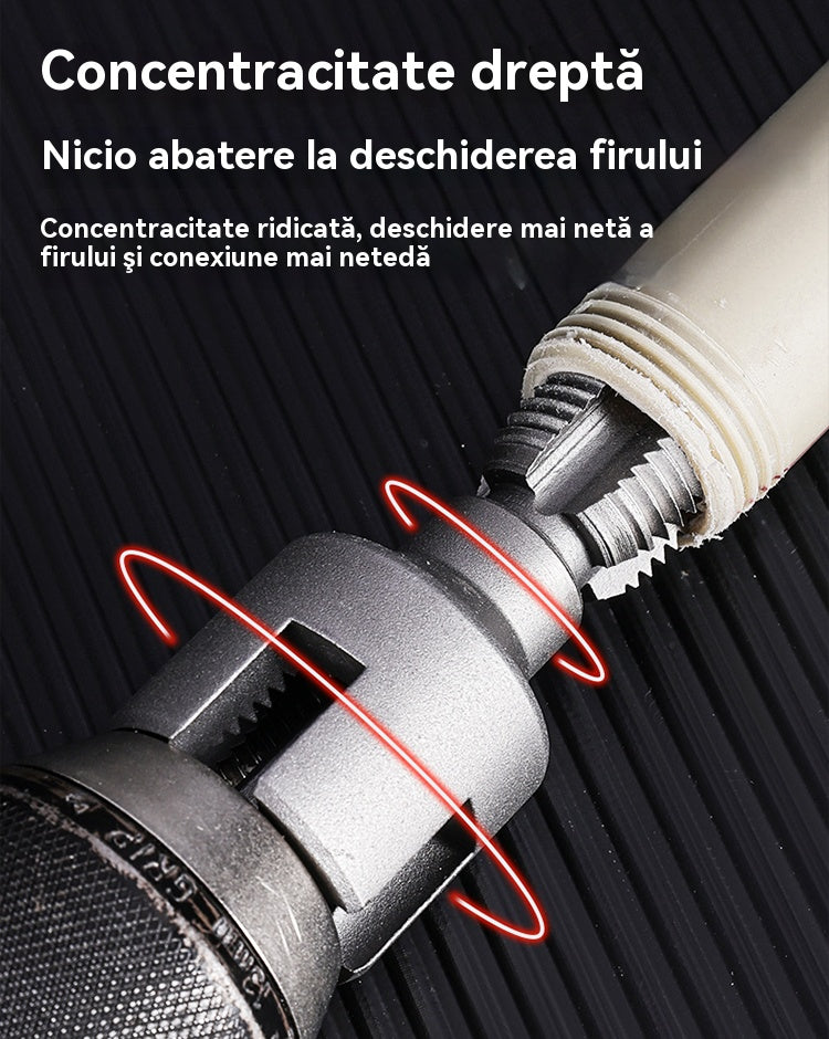 ✔️20mm+25mm🛠️ Novi tip svrdla s integriranim otvaračem navoja za vodovodne cijevi, unutarnje i vanjske (primjenjivo za PPR, PEPVC)