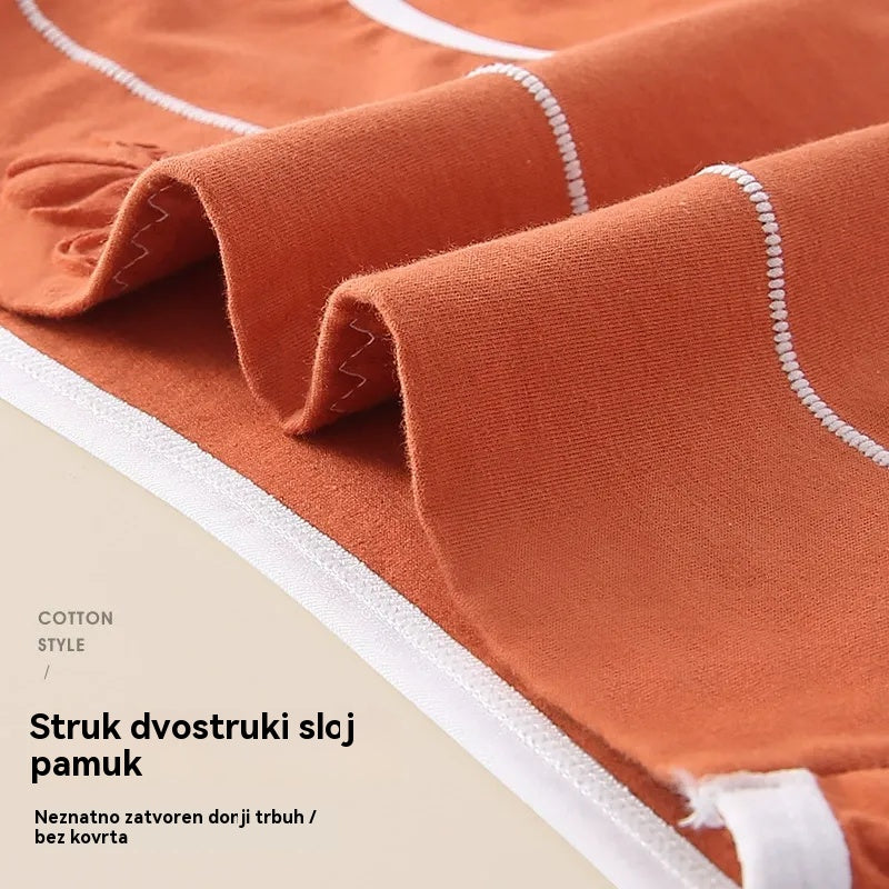 🎁【Set od 7 dijelova】✨🩲Ženske gaćice visokog struka od čistog pamuka, antibakterijski materijal Graphene 7A za donji dio međunožja, za povećanje trbuha i stražnjice, prozračne gaćice.