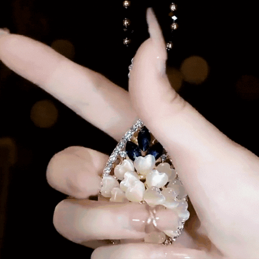 【🔥 Bestseller 2025】✨ Modny wysokiej jakości naszyjnik, z kwiatowym wzorem, stylowy i łatwy do noszenia