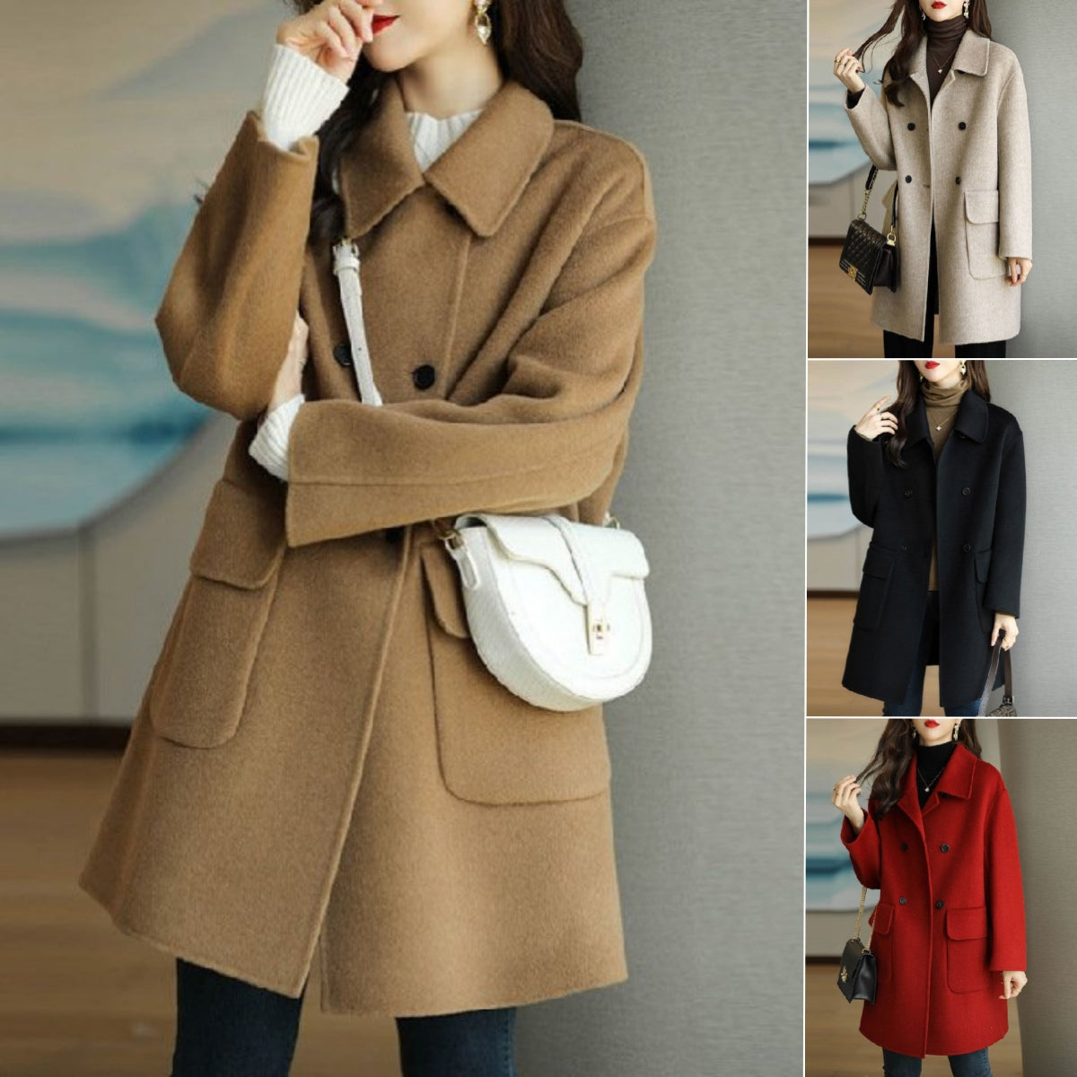 🔥【M–2XL】Nova visokokvalitetna kašmirska topla jakna za jesen i zimu – topla i udobna, elegantnog kroja i lako se kombinira