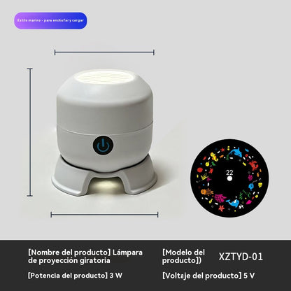 🔥 Dynamický rotující LED projektor