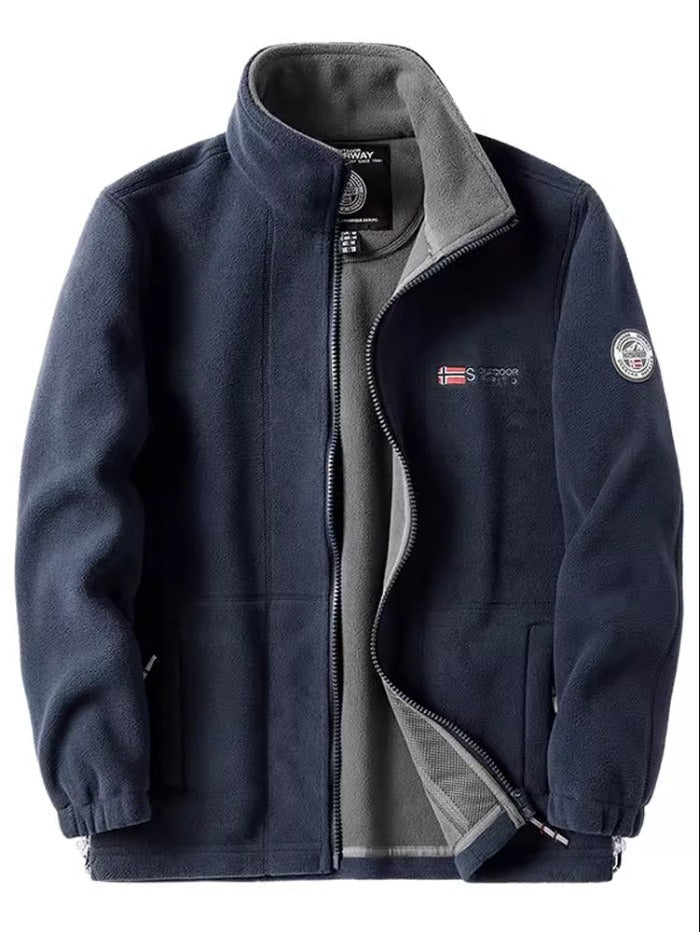 🔥Ostatni dzień – 50% zniżki【XL-5XL】Męska gruba aksamitna kurtka polarowa, na jesień i zimę, ciepła, lekka, duży rozmiar