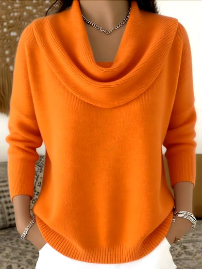 🔥【S–3XL】Új őszi és téli egyszínű kötött női felső, puha és kényelmes
