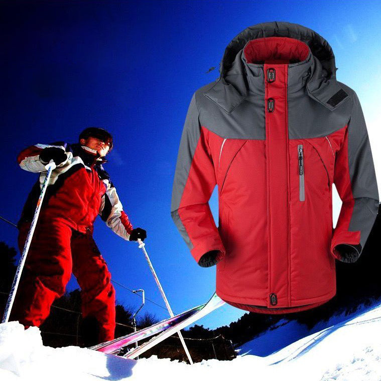 ⛷️【XL-6XL】Muška zimska jakna s podstavom od flisa Vjetrootporna planinarska jakna