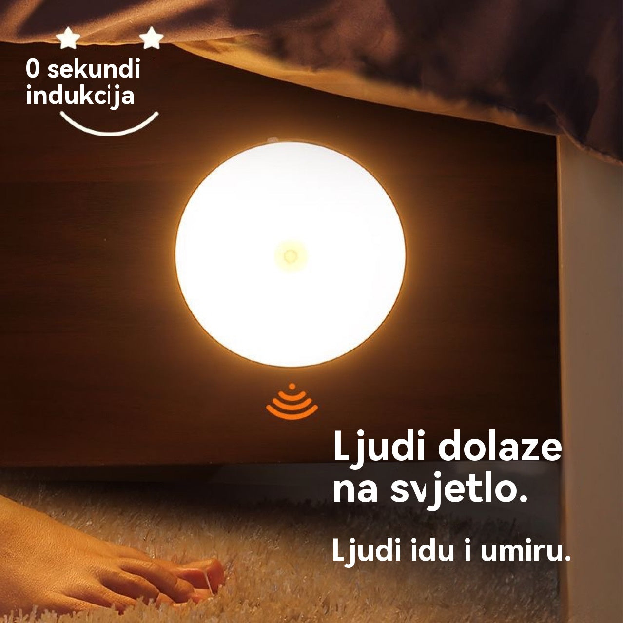 💡Pametno LED svjetlo koje osjeća ljudsko tijelo, jednostavno za punjenje i praktično🏡