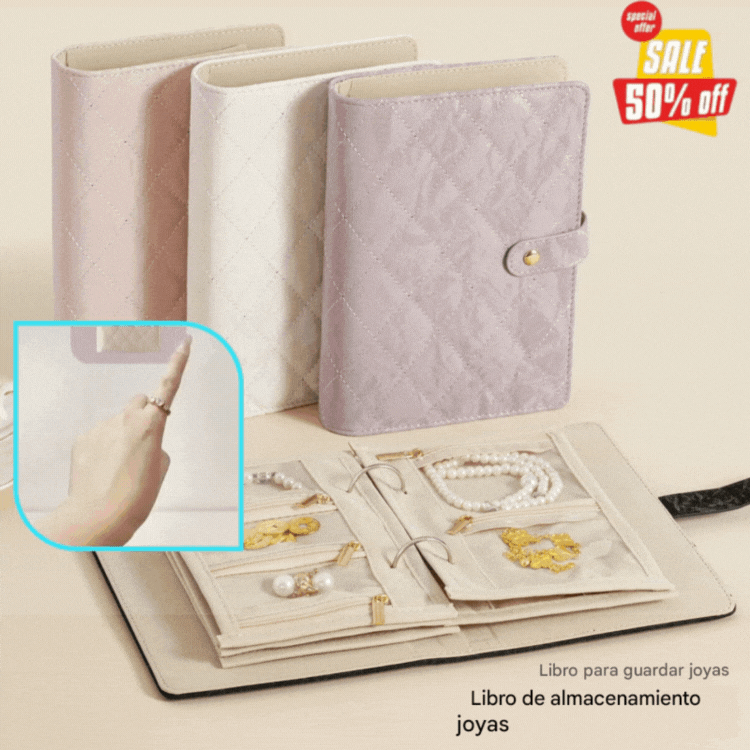 🔥 ¡Oferta del 50% por tiempo limitado! 🔥 Elegante estuche portátil para joyas, práctico para almacenar.