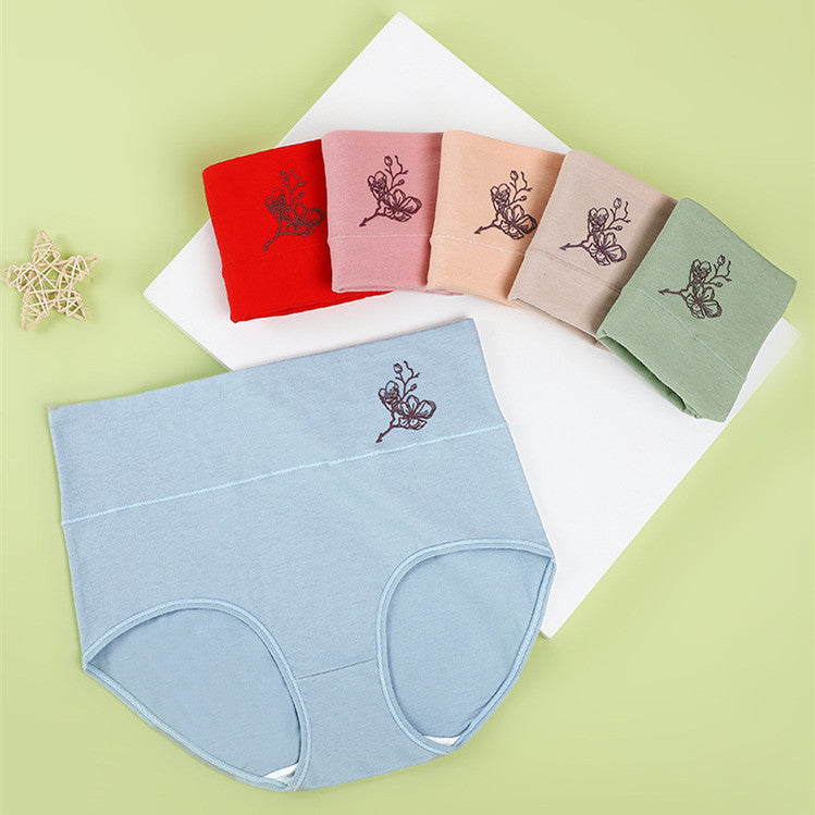 💖【Cumpărați 3, primiți 3 gratuit】Bumbac pur de înaltă talie mare de bumbac plus dimensiunea de ridicare a șoldului chiloți de ridicare[40-100KG]