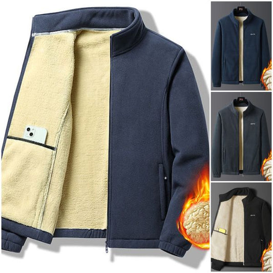 ⏳Zadnji dan ograničene ponude! Muška zimska jakna 【M–5XL】 od visokokvalitetnog, udobnog i toplog vunenog materijala.