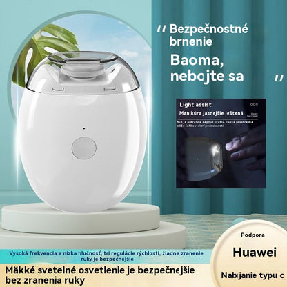 💅✨ Automatický pilník na nehty , bezpečná a šetrná péče o nehty 👶🔧