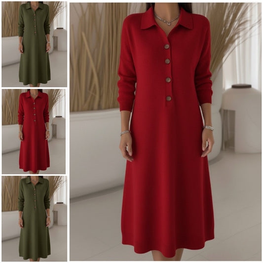 ✨ Tela de alta calidad【S-3XL】👗 Vestido de moda para otoño e invierno 2026