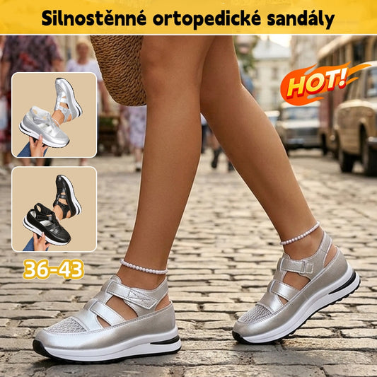 💥Letní akce💥【Velikosti 36–43】Nové silnostěnné (platformové) volnočasové sandály 2026, ortopedický design, pohodlné i při dlouhé chůzi
