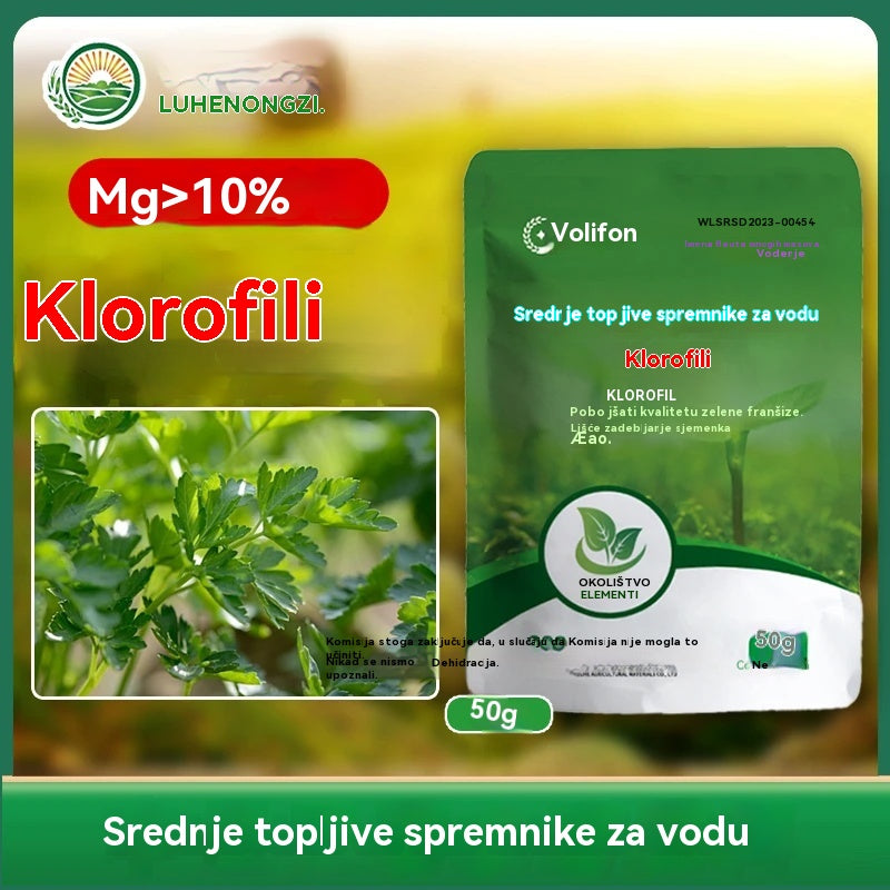 🌿🌿Vodotopivo gnojivo s klorofilom, folijarno gnojivo za cvijeće, voćke i povrće, potiče rast korijena, rast sadnica i povećava prinos. Poljoprivredno gnojivo topivo u vodi.
