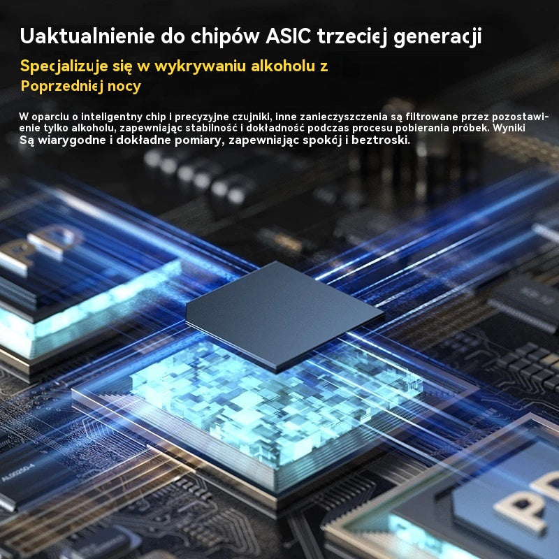 🍷 Przenośny, precyzyjny alkomat – Sprawdź poziom alkoholu przed jazdą