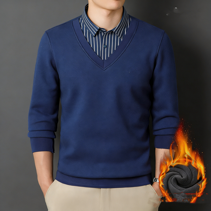 🔥【L-4XL】 Nowa męska zimowa koszula ocieplana, wygodna i uniwersalna